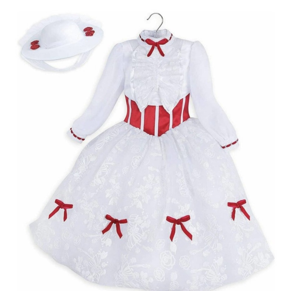 Disney Mary Poppins Costume Set size 7/8